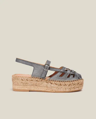 Shop Naguisa Thalis Sandal In Grey
