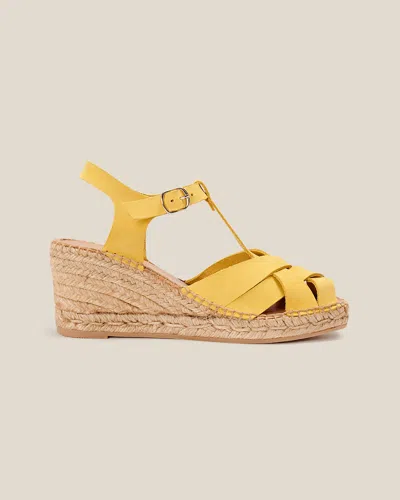 Shop Naguisa Olly Sandal In Yellow