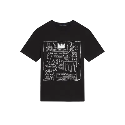 Shop Rome Pays Off Basquiat "beat Bop" T-shirt In Black