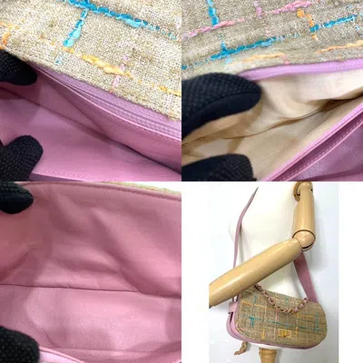 Pre-owned Chanel Pink Synthetic Shoulder Bag ()