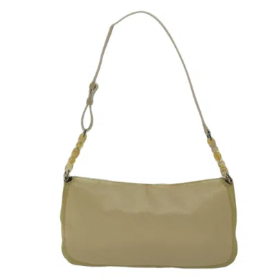 Shop Dior Maris Pearl Khaki Synthetic Shoulder Bag ()