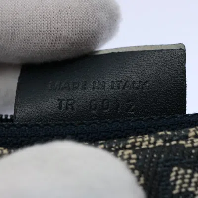 Shop Dior Trotter Navy Canvas Wallet  ()