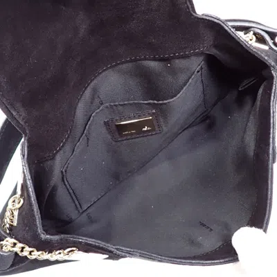 Shop Fendi Black Suede Shopper Bag ()