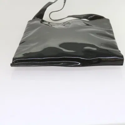 Shop Gucci Black Patent Leather Shoulder Bag ()