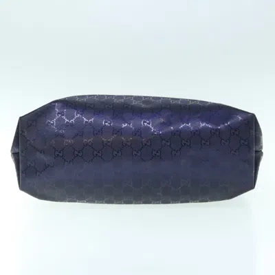 Shop Gucci Gg Imprimé Navy Leather Tote Bag ()