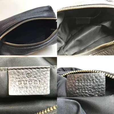 Shop Gucci Soho Black Leather Clutch Bag ()