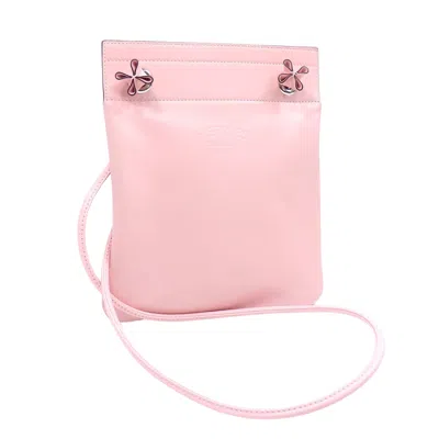 Shop Hermes Hermès Aline Pink Leather Shoulder Bag ()