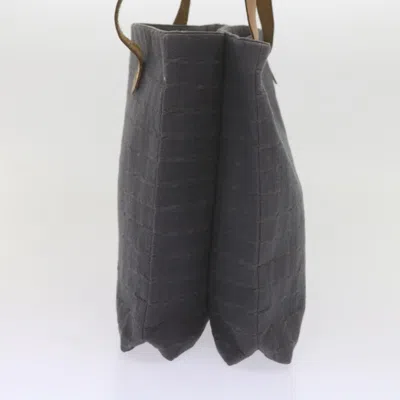 Shop Hermes Hermès Black Canvas Shoulder Bag ()