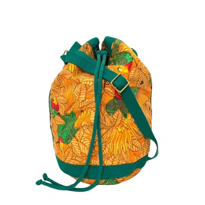 Shop Hermes Hermès Multicolour Cotton Shopper Bag ()