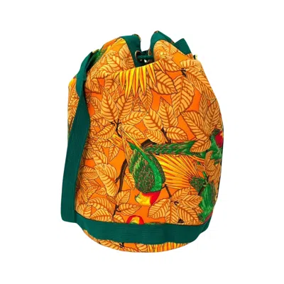 Shop Hermes Hermès Multicolour Cotton Shopper Bag ()