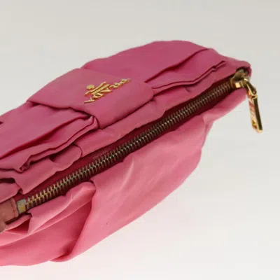 Shop Prada Pink Synthetic Clutch Bag ()