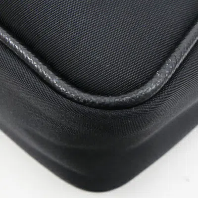 Shop Prada Re-nylon Black Synthetic Shoulder Bag ()