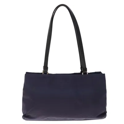 Shop Prada Tessuto Purple Synthetic Shoulder Bag ()