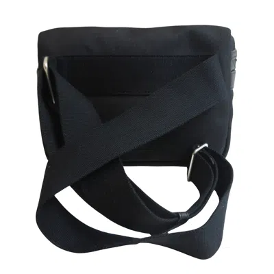 Shop Saint Laurent Black Canvas Clutch Bag ()