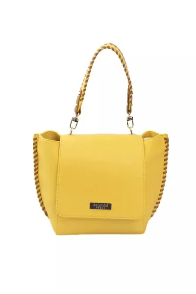 Shop Baldinini Trend Elegant Shoulder Flap Bag With En Women's Accents In Yellow