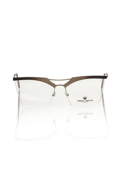 Shop Frankie Morello Glitter Clubmaster Women's Eyeglasses In Gold