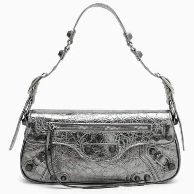 Shop Balenciaga Le Cagole Sling Bag Small Silver Women