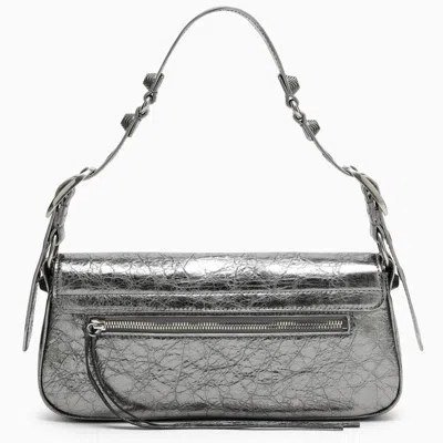 Shop Balenciaga Le Cagole Sling Bag Small Silver Women