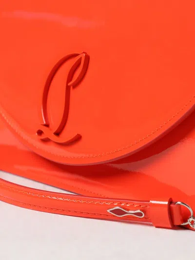 Shop Christian Louboutin Crossbody Bags Woman Tangerine Woman In Multicolor