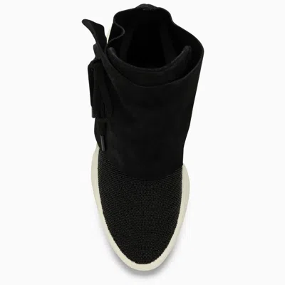 Fear Of God Bead-detail Lace-up Sneakers In Black