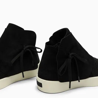 Fear Of God Bead-detail Lace-up Sneakers In Black