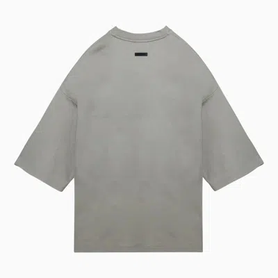 Shop Fear Of God T-shirt With Embroidery Milan 8 Paris Sky Men In Gray