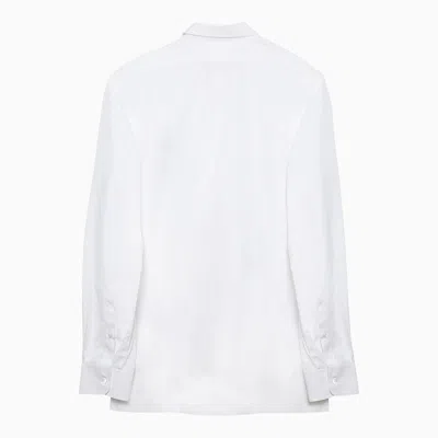 Shop Givenchy Classic White Cotton Shirt Men