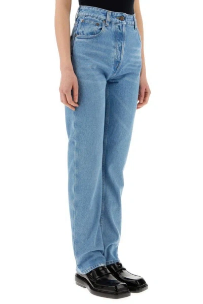 Shop Prada Woman Denim Jeans In Blue