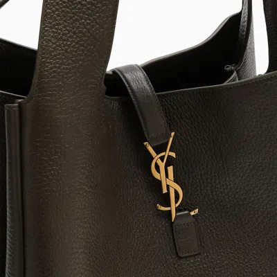 Shop Saint Laurent Bea Musk-coloured Leather Tote Bag Women In Green