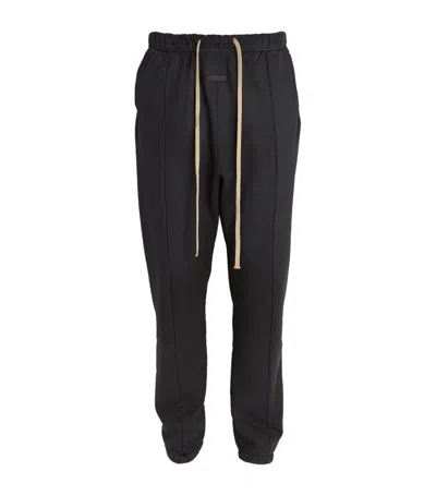 Shop Fear Of God Cotton Forum Sweatpants In Black