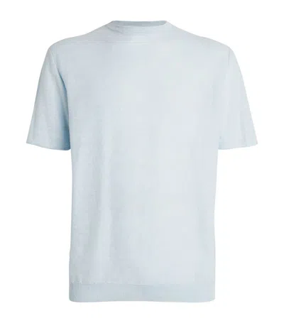 Shop Sease Linen-cotton T-shirt In Green