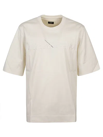 Shop Fendi Cotton T-shirt