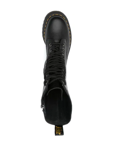 Shop Dr. Martens' 1b99 Quad Leather Boots In Black