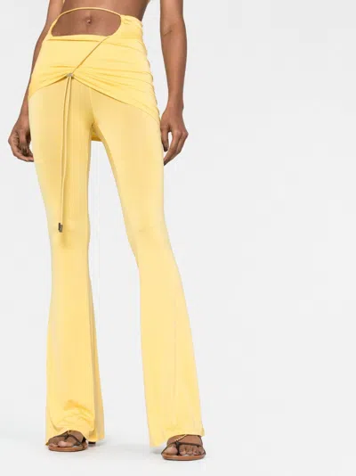 Shop Jacquemus Resort Le Pantalon Espelho In Yellow