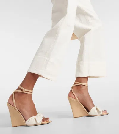 Jimmy Choo Richelle 110 Leather Sandals In White