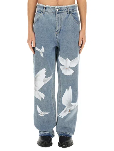 Shop 3paradis "freedom" Jeans In Denim