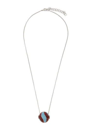 Shop Fiorucci "lollipop" Necklace In Multicolour