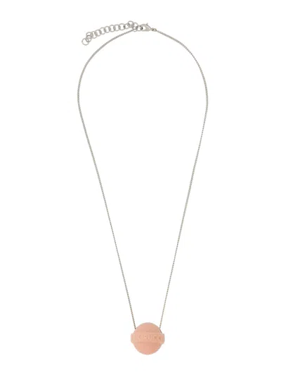 Shop Fiorucci "lollipop" Necklace In Pink