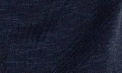 Shop Liverpool Los Angeles Short Sleeve Slub Knit Button-up Shirt In Navy Blue Multi