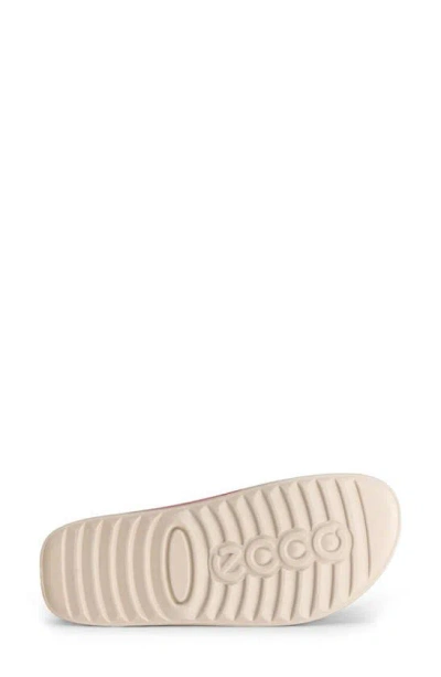 Shop Ecco Cozmo Slide Sandal In Bubblegum