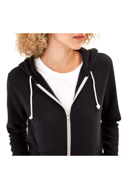 Shop Threads 4 Thought Full Zip Hoodie In Black