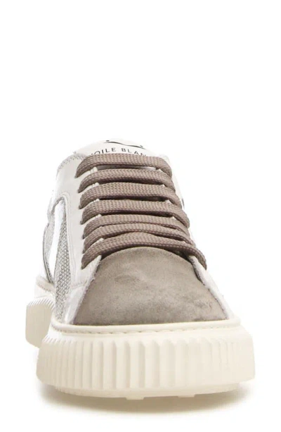 Shop Voile Blanche Lipari Sneaker In Grey/ White