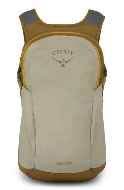Shop Osprey Daylite Backpack In Meadow Grey/ Histosol Brown