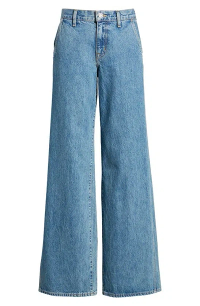 Shop Slvrlake Mica High Waist Wide Leg Jeans In Satisfaction