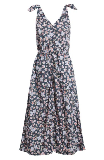 Shop Nation Ltd Marcela Floral Print Sleeveless Sundress In Midsummer