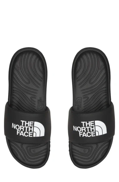 The North Face Never Stop Cush Slide Sandal In Tnf Black/ Tnf Black