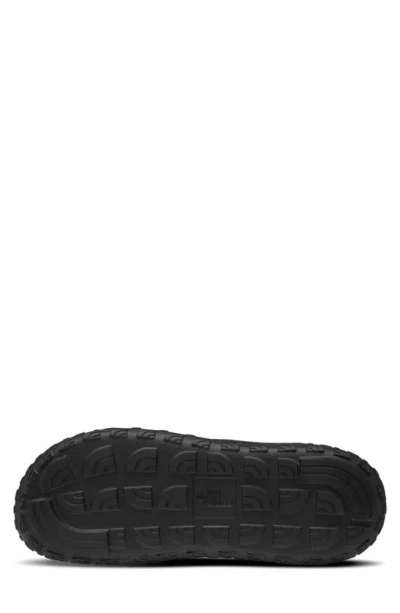The North Face Never Stop Cush Slide Sandal In Tnf Black/ Tnf Black