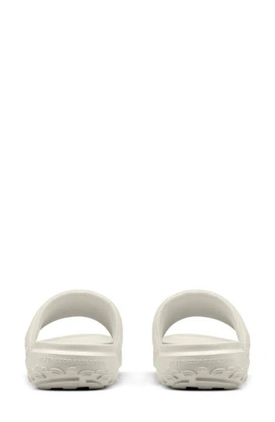 Shop The North Face Never Stop Cush Slide Sandal In White Dune/ White Dune