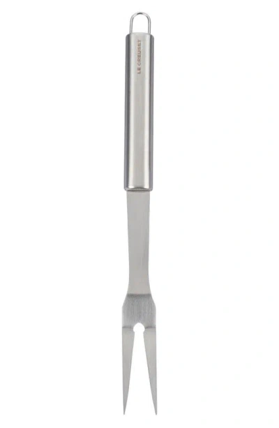 Le Creuset Bbq Two-pronged Fork In Stainless Steel