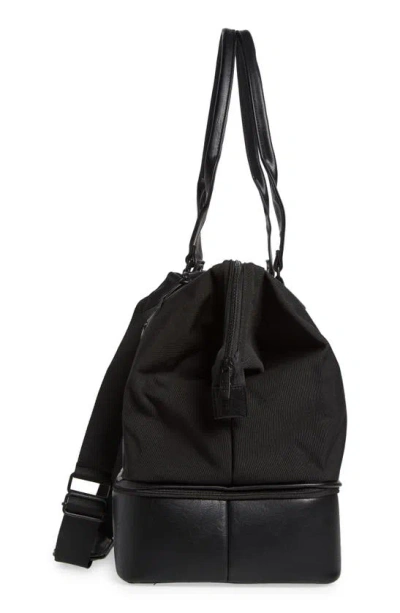 Shop Beis Béis The Convertible Weekend Bag In Black